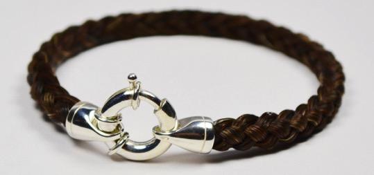 Add sparkling silver chains to the spiral braid for an additional $40 8 strand round 5mm thick braid bracelet