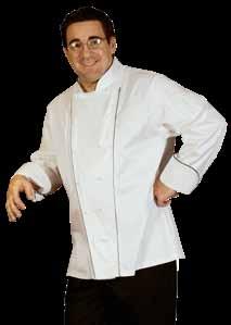 04 chefware Egyptian Cotton Jackets The executive Egyptian cotton chef coats have been expertly tailored to provide the ultimate statement in sophisticated culinary apparel.
