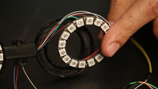 Install Second NeoPixel Ring Just like the first ring,