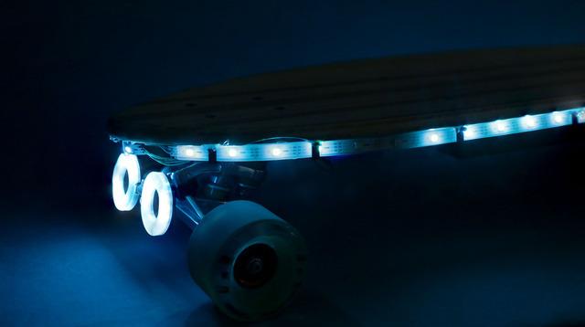 Overview Upgrade your ride with NeoPixel LEDs. In this project we're upgrading a longboard with more neopixels, making a very bright and safe night ride!