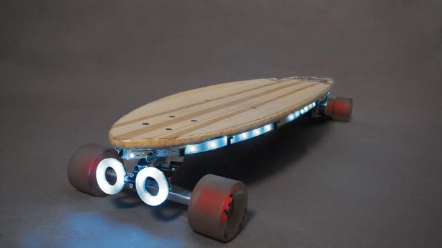ready for a nightly skate session! NeoPixel Power!