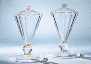 6 Quartz Faceted Vase Quartz vase that has six sides and