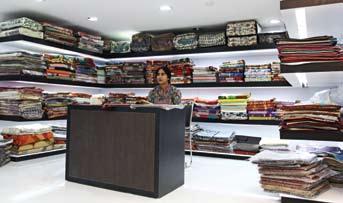 availability of a wide and exclusive variety of hand woven