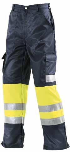 JACKET 5071 EN 471, class 2 water- and stain-resistant HV yellow / NAVY BLUE with 508/538 class 3. Front lining.