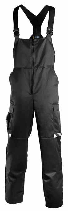 NORM WEAR u NEW qwinter TROUSERS 682 NEW 30% cotton, 245 g/m² WATER- AND STAIN-RESISTANT 60g wadding BLACK KNEE PAD