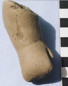 69 - Figurine L-100, Early Franco Phase foot fragment L-108 U7/9 FS #: 319