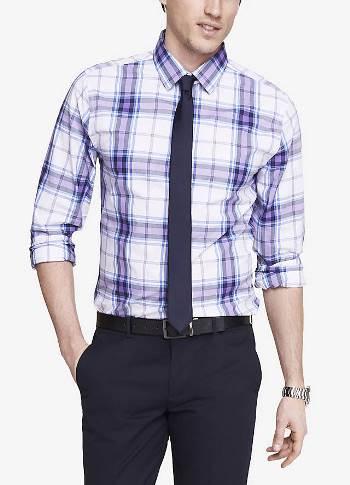 Shirts and Tops Dress shirts Everyone needs one or two in plain white for dress occasions; for the rest go for light patterns and colors.