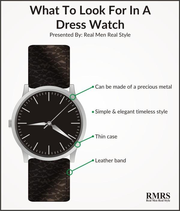 Dress watches Stay within your budget, but have one.