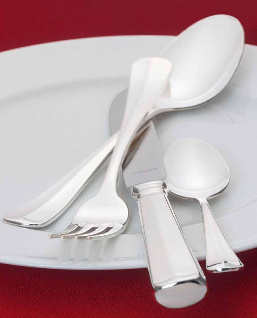 Silver and gold plated Silver plated cutlery Silver plated cutlery is the epitomy of table culture.