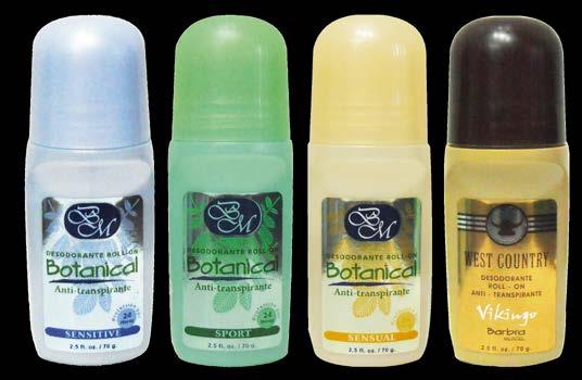The line also contains four different roll-on deodorants that will keep you scent and sweat