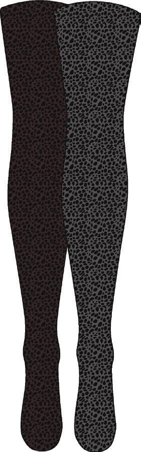 Animal Pattern Tight 0B847 Two-color animal tight is subtle yet stylish Coffee/Black (95S)