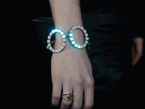 NeoPixel Ring Bangle Bracelet Created by Becky