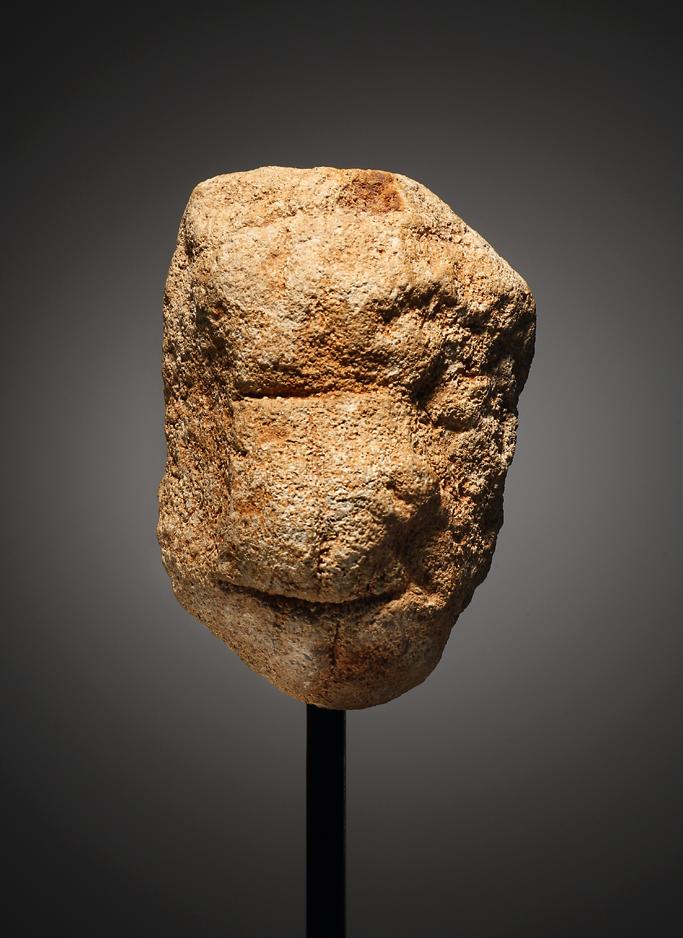 Upper Paleolithic Period, Head of an Animal. H. 8 cm.