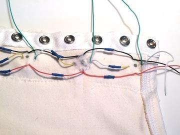 Then starting at the "in" end, hook up all the power and ground wires, then hook all the "out" yellow wires to the
