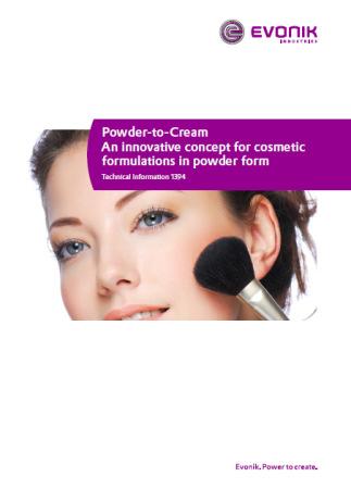 Sources for additional information Powder-to-Cream brochure