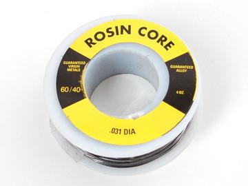 it/303) Solder You will want rosin core, 60/40 solder. Good solder is a good thing.