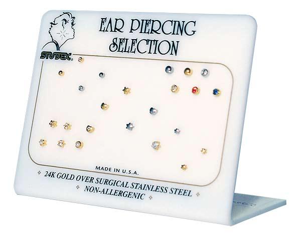 Ear piercing 11 Aftercare advice Suitable homecare products and their use Regular movement of the stud Possible contra-actions Removal of studs Tick the types of aftercare