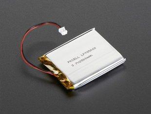 50 IN STOCK Lithium Ion Polymer Battery - 3.7v 2500mAh PRODUCT ID: 328 Lithium ion polymer (also known as 'lipo' or 'lipoly') batteries are thin, light and powerful.