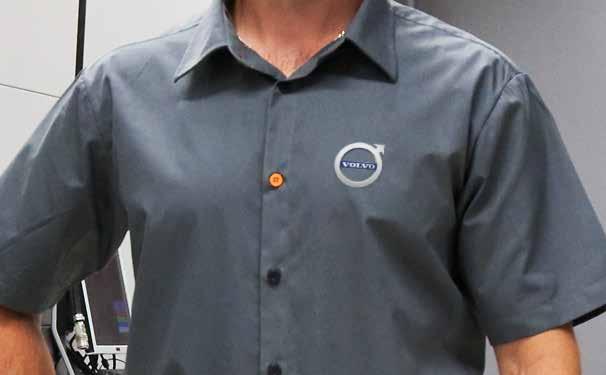Workshop Shirt 3 Material: 65 % polyester / 35 % cotton (pre-shrunk). Colour: Grey. (Specially coloured according to VCC Brand & Corporate Identity).