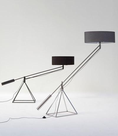 Ralph Pucci Furniture (One) and (Two) Lamps Ralph Pucci Furniture (Two) Adjustable stainless steel & blackened stainless