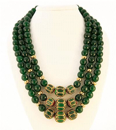5", S Clasp Retail $975 Green Rupara Moghul Style Three