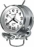 SS3100 Easy-to-Read Alarm Clock White case with glow numerals.