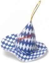 Call us for High Volume MBVJDLH Musical Jodel Hat 3" Oktoberfest hat replica, checkered in typical blue and white, plays funny jodel song Ready to sell in an attractive 12 pcs display.