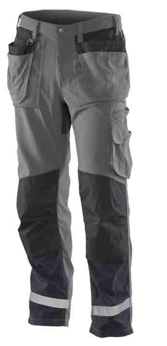 Service, Industry & Transport 21 Cool and comfortable Hardwearing service trousers in an ultra-flexible fabric for cool comfort. Quick dry fabric. Pre-bent knees with reinforced knee pad pockets.