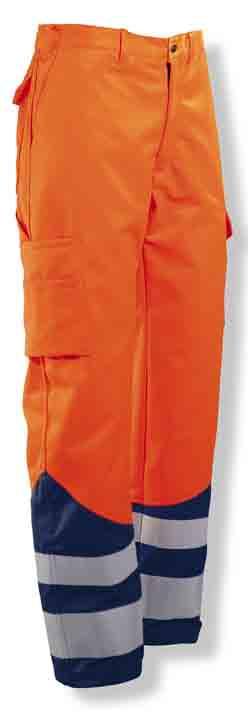 68 EN471 High-visibility clothing Visible driver s trousers High-visibility trousers, class 1, with large dirt panels for drivers.