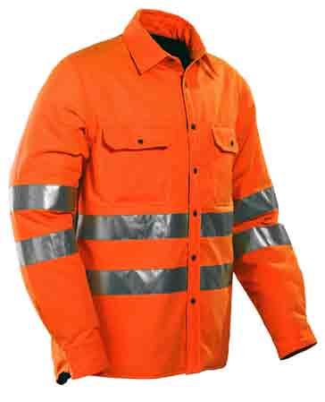 EN471 High-visibility clothing 75 Light quilt lining A lightly lined shirt in high visibility class 3 that s comfortable to work in and easy to get on and off when moving from one job to the next.