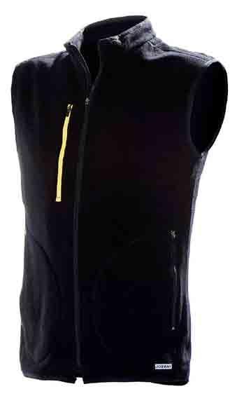 Art no: 65760054-9900 black XS XXXL 5562 Fleece sweater (Layer 2) High collar with zip.