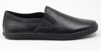 Shoes must be plain black polished leather (examples A to F below) Shoes