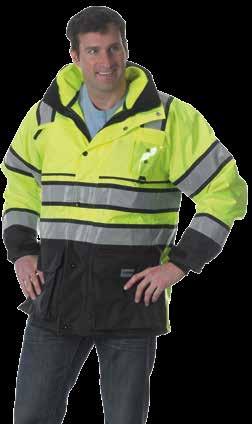 Silver Reflective Trim Sizes: S 2XL Exceeds ANSI/ISEA 107-2010 Class 3 specifications 32 length jacket