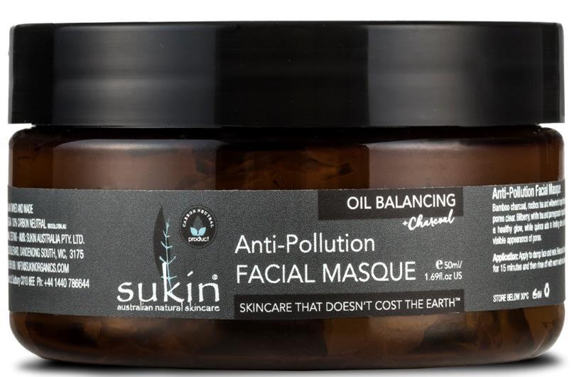 OIL BALANCING OIL BALANCING ANTI-POLLUTION FACIAL MASQUE FACE Actives: Suitable for: How to use: Tips: Size/Price: Oil Balancing with Charcoal ANTI-POLLUTION FACIAL MASQUE Bamboo charcoal, rooibos