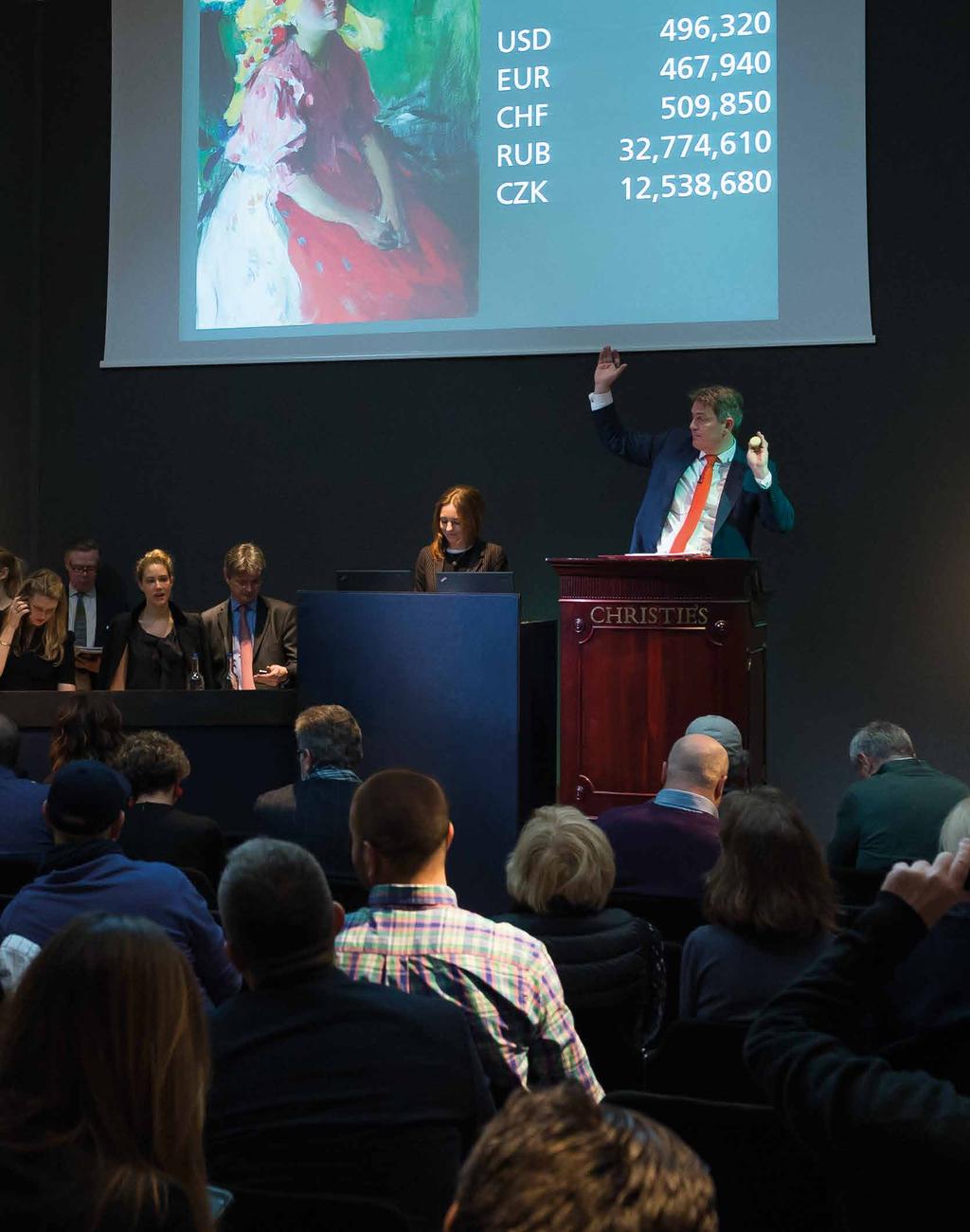 1 RUSSIAN ART Christie s dominated the global market for Russian Works of Art and Fabergé in 2016, with our Russian Art sales achieving more than 12 million internationally.