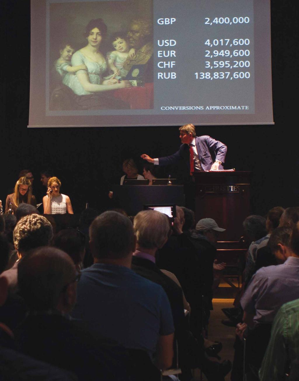 2 A WINNING STRATEGY In November, Christie s Russian Art sale realised 4.5 million, attracting buyers from over 30 countries.