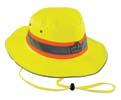 8935 Hi-Vis GloWear Ranger Hat Wide brim and vented mesh panels keep workers protected and comfortable.