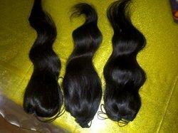 BLACK HAIR Indian Remy Hair Non - Remy Human