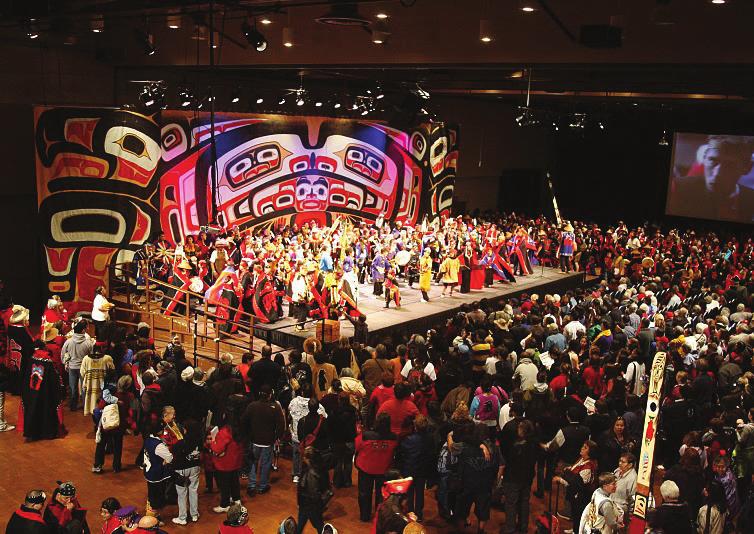 Continue to explain that Celebration is a festival of Tlingit, Haida, and Tsimshian tribal members organized every two years by Sealaska Heritage Institute.