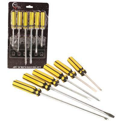 Phillips and Slotted screwdrivers bits.