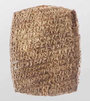 Syro-Anatolian Collection D. 28384 34. TABLET WITH THE DEPOSITION OF BUZAZU Clay Turkey, possibly from Kanesh (modern Kültepe) Purchased in Iowa, 1924 Old Assyrian period, ca. 1975 1835 bc H: 6.