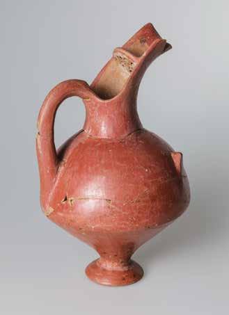 Syro-Anatolian Collection D. 28624 35. BEER PITCHER Baked clay Turkey, Alişar Höyük, Building B, with skeleton b x28 Excavated under the direction of Erich F. Schmidt, 1929 Middle Bronze Age III, ca.