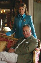 why the public are drawn to visit. Maintaining and restoring the 365 room castle is the life work of the Duke and Duchess of Rutland. The Duke and Duchess of Rutland at Belvoir Castle.