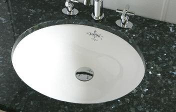 Choose this 22 Carat Gold B.C Sanitan logo to add a stunning finish to your basin.