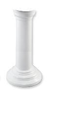6 Standard un-fluted pedestal (645mm) & Tall un-fluted high pedestal (730mm)
