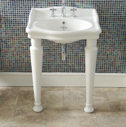 8 8 650mm Console basin with