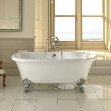 The Bexley bath is available in the standard shades of White, Ivory or Blue finishes or a bespoke choice of over 139 colour options.