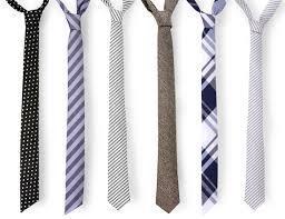 Ties may be solid in color, or