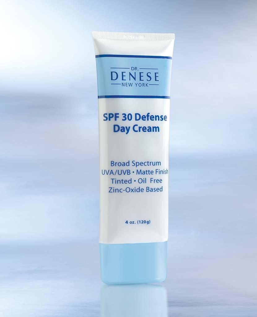 SPF 30 Defense Day Cream Helps Prevent Lines, Wrinkles & Age Spots Sun exposure is the number one cause of premature skin aging. Watch out! You need broad spectrum UVA/UVB protection.