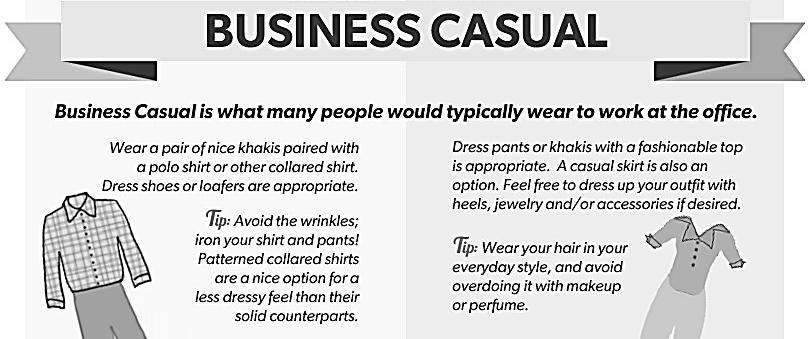 got yourself a spiffy business casual uniforms.